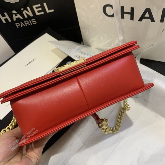 Chanel女包 67086# Chanel2020年新款羊皮包 手提金屬LoGo Chanel鏈條單肩斜挎中號包  djc3992